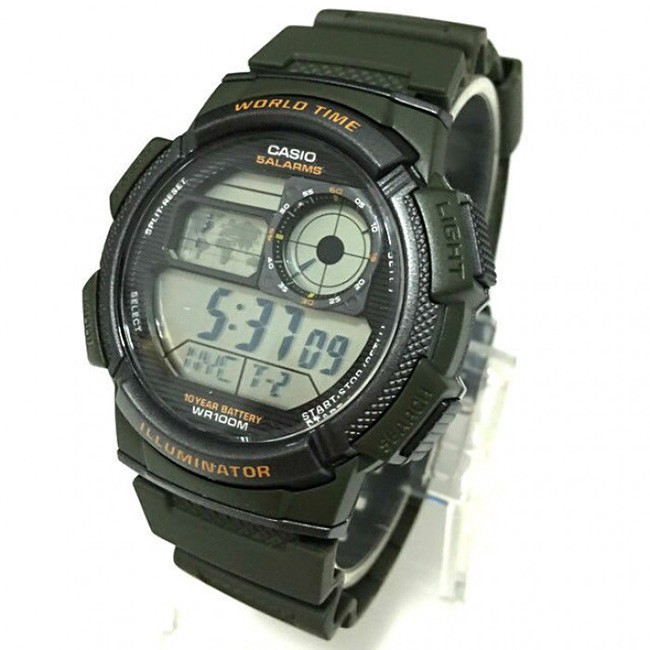 CASIO ILLUMINATOR AE-1000W-3AVDF - AE 1000W 3AVDF ORIGINAL ORI ASLI - JAM TANGAN ARLOJI SPORT SPORTY