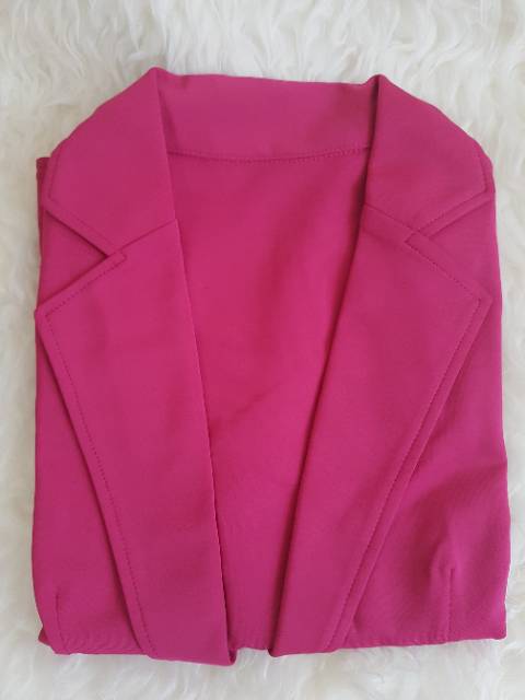 BLAZER FORMAL PINK edisi VALENTINE BABYPINK /PINKTUA ala KOREA