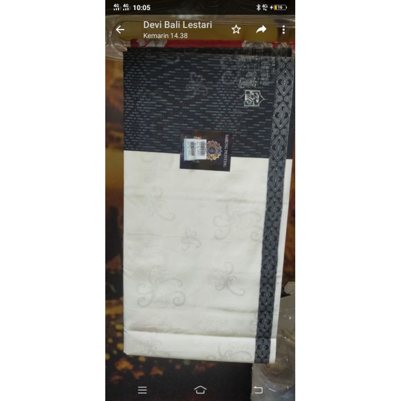 SARUNG HALUS BALI LESTARI/VARIASI PUTIH