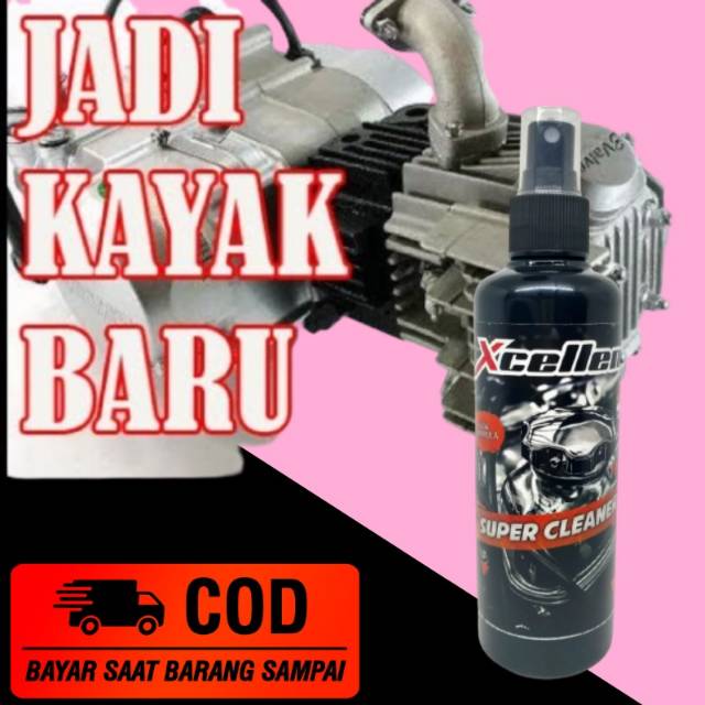 COD Pembersih Kerak Mesin Motor Mobil ampuh 100% X-Cellent Super Cleaner