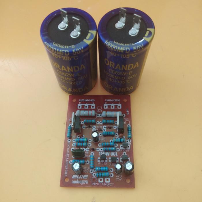 Amplifier / Kit Power Ampli Ocl 150W Mono Plus Elco 2 X 10000U 50V Murah Meriah Ready