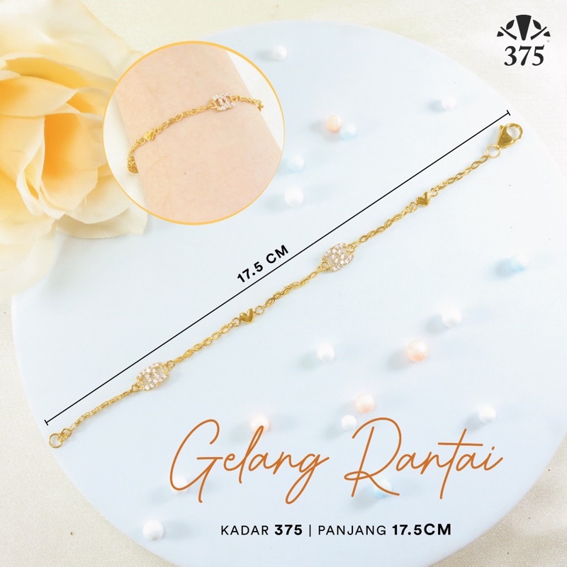 GELANG RANTAI WANITA CHANEL LOVE SIMPLE