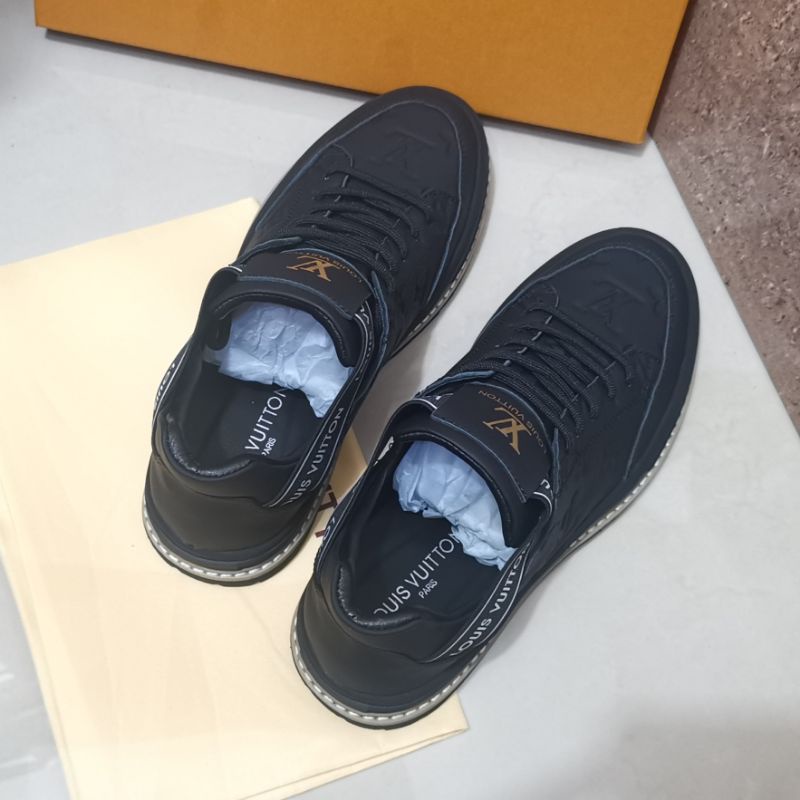 Sepatu pria lv sneaker mirror quality lou is vuitton shoes men shoes run away