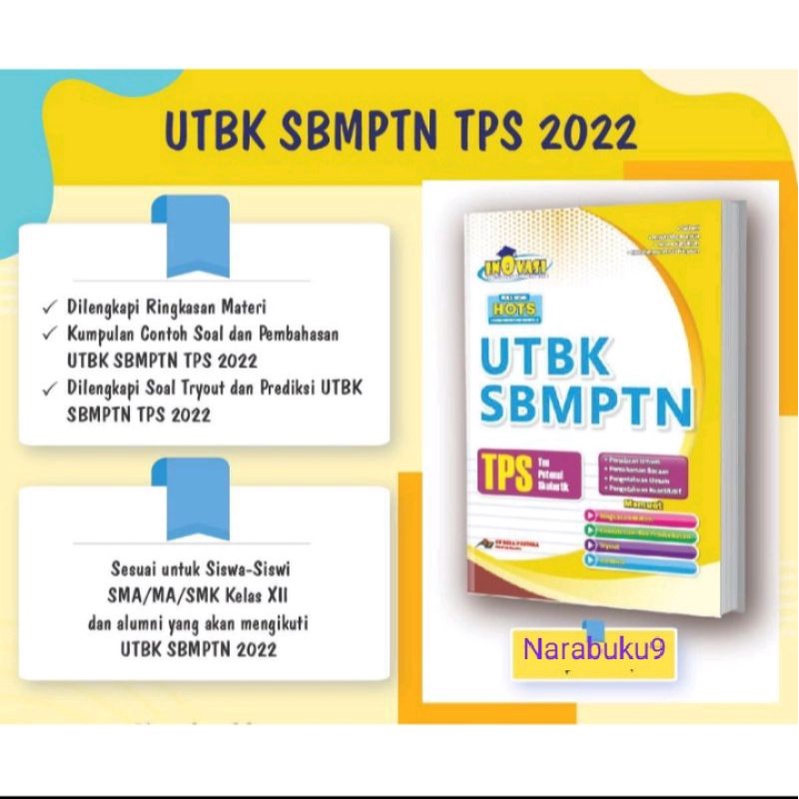 

UTBK SBMPTN TPS + KUNCI JAWABAN - INOVASI