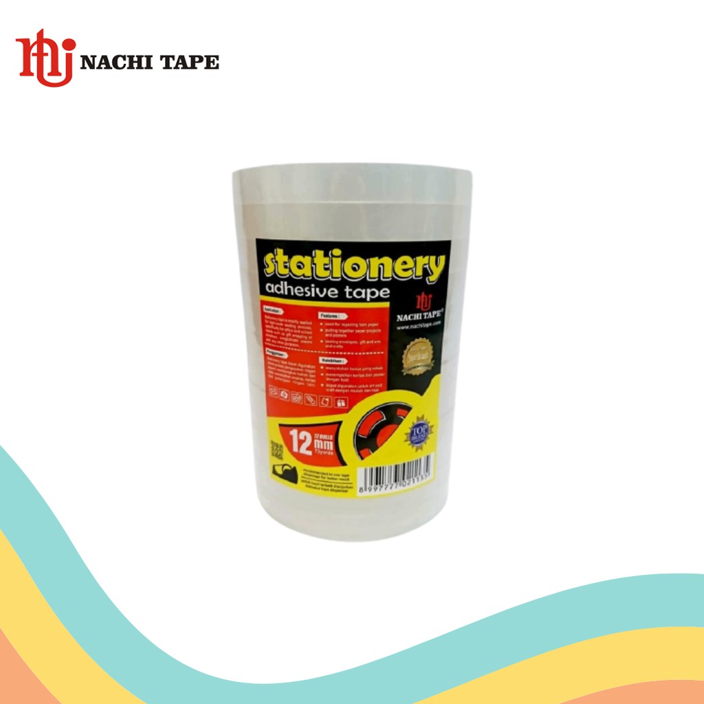 

ISOLASI NACHI BENING 12 MM x 72 YARD (3 PCS)