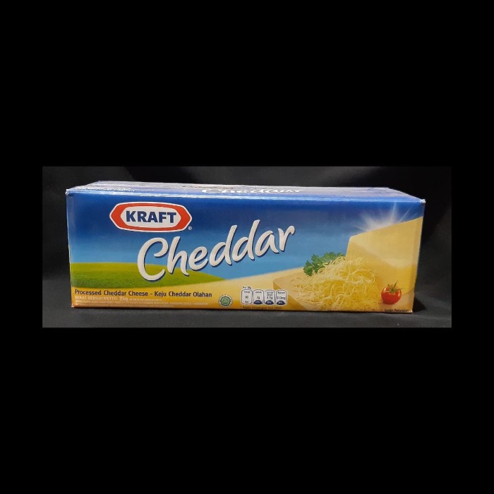 

Keju- Keju Kraft/Keju Cheddar 250Gr Repack -Keju.