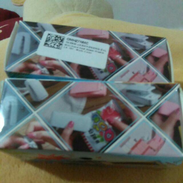 Plastik Sealer Mini Bungkus Hand Sealer Perekat Plastik Alkaline Press Vacuum Udara Snack Makanan