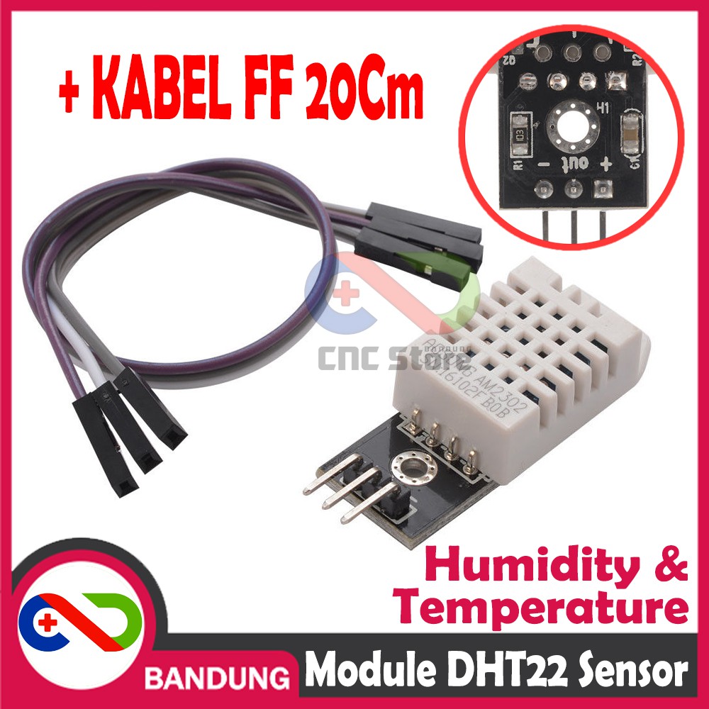 DHT22 AM2302 TEMPERATURE HUMIDITY SENSOR SUHU MODULE FOR ARDUINO