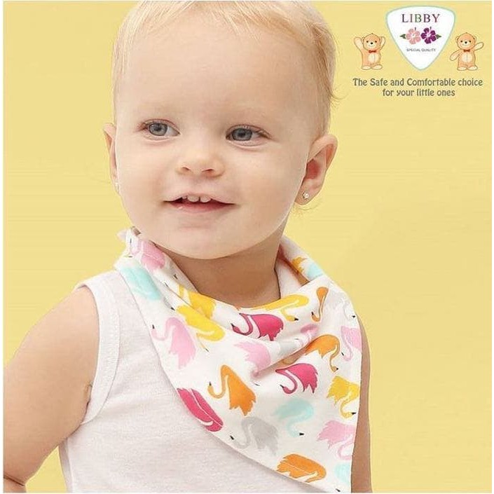 Libby Scarf Bibs - Libby Baby Slaber Syal Tatakan Celemek Makan Bayi