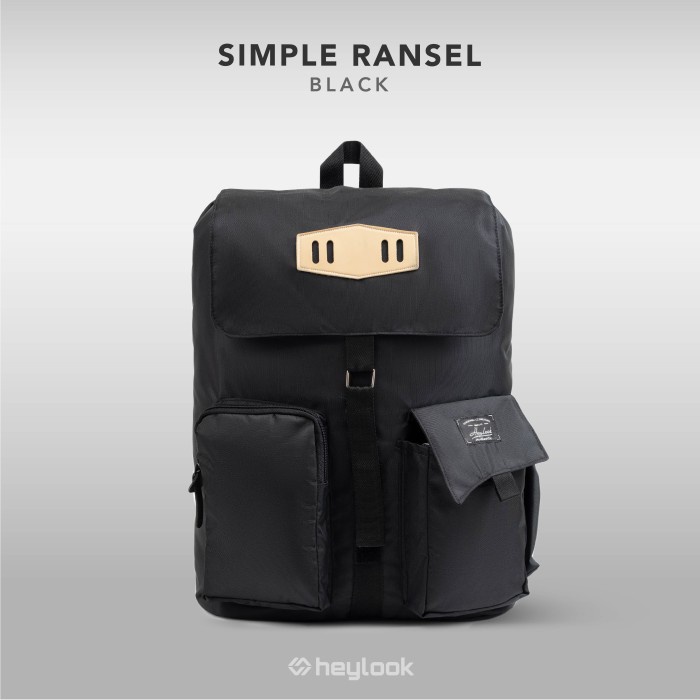 Tas Laptop Tipis Tebal Kuliah Hitam Waterproof Karakter O9F4 Terbaik Outdoor Transparan Premium Kore