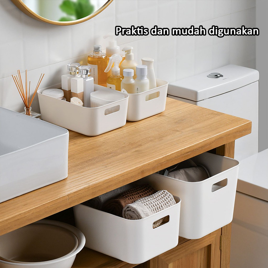 STORAGE BOX ORGANIZER / KOTAK PENYIMPANAN SERBAGUNA / KOTAK SKINCARE / KERANJANG MAKANAN