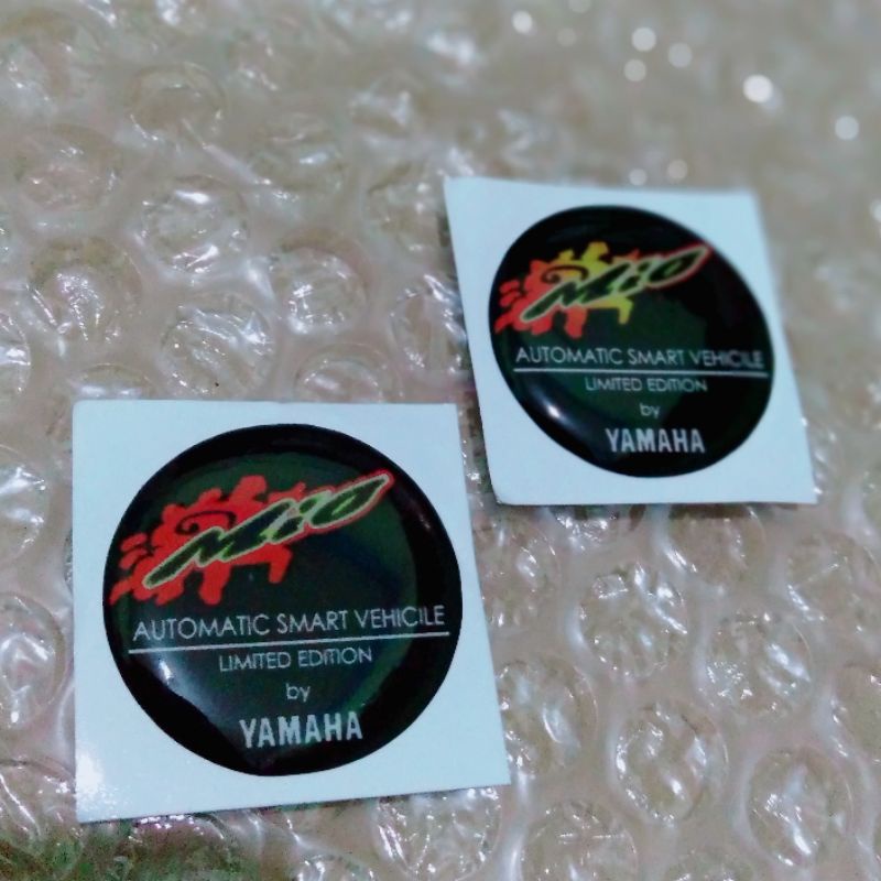 Emblem Cover Tameng Depan Yamaha Mio Amore Sporty Smile Limited Edition