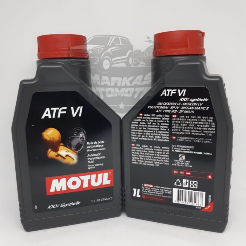 MOTUL ATF VI 1L/OLI TRANSMISI MATIC MOBIL/DEXTRON 6/MAZDA JAZZ CRV XPANDER INNVOA RAIZE BRIO ERTIGA