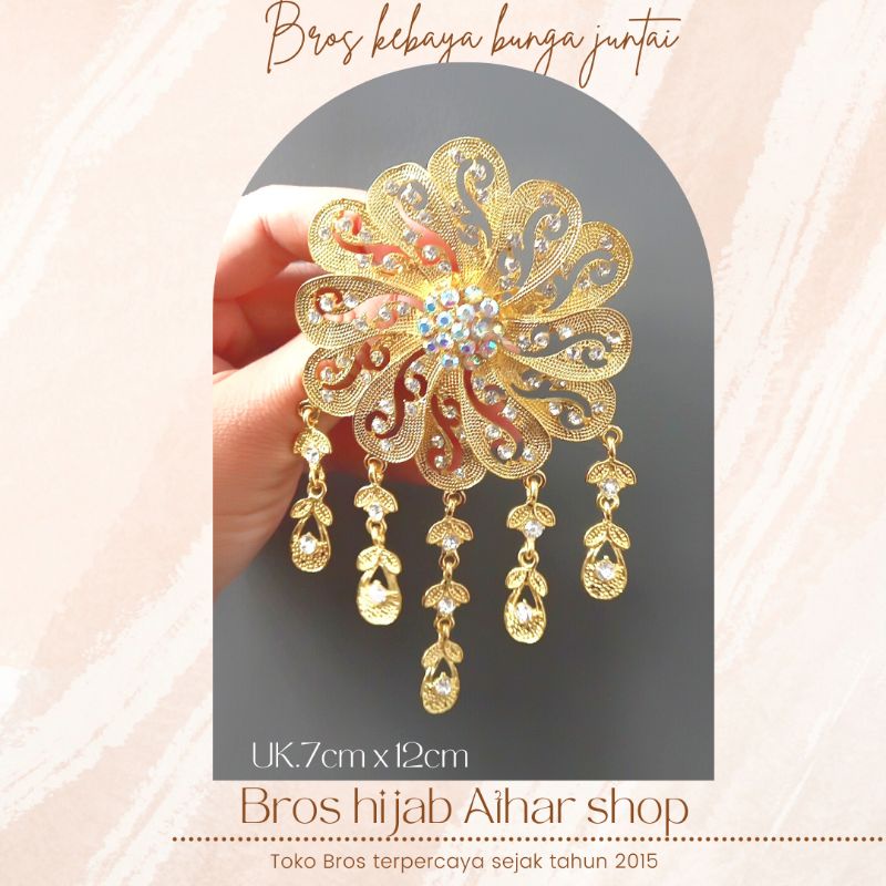 bros kebaya/bros kutubaru/bros kebaya bunga/ Bros jumbo kebaya kutubaru gold/athar shop Bisa COD