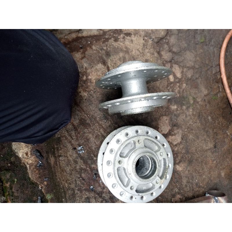 tromol depan double disk supra gl pro tiger lubang cakram 5