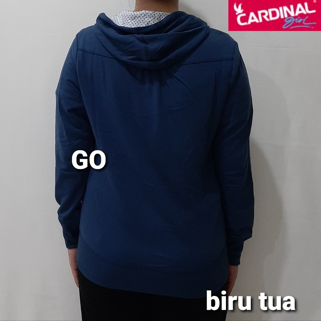 BB CARDINAL SWEATER Girl NAVY 138 Jaket Cewek Sweater Cardinal 100% Original