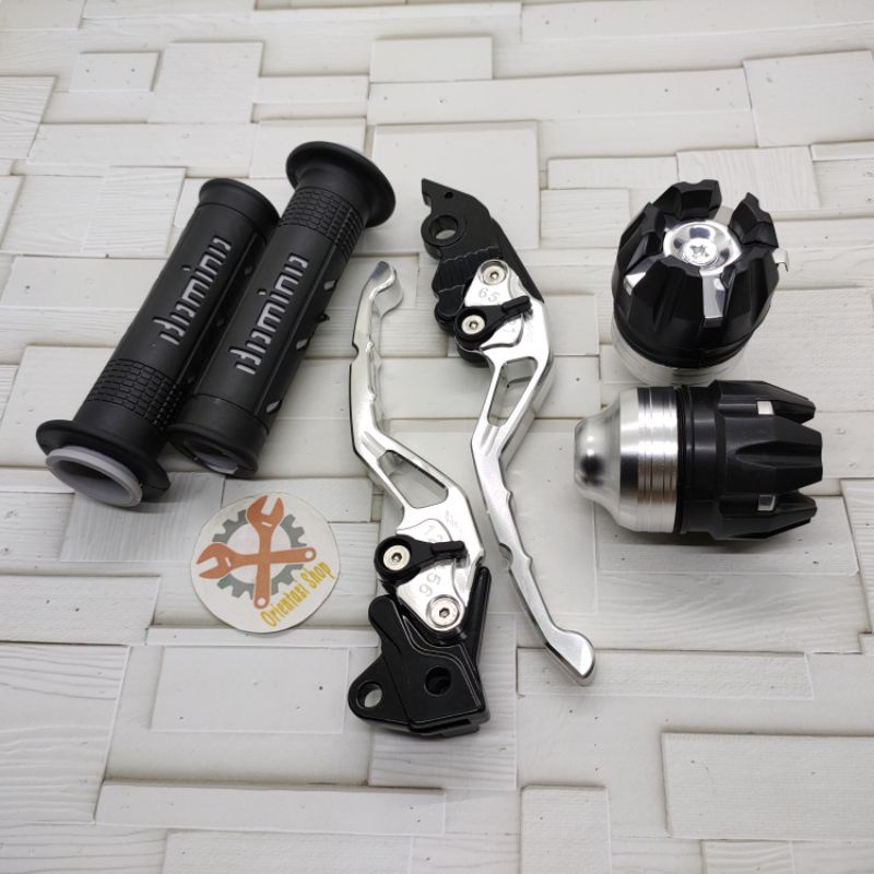 Handle sisik+jalu as roda+grip domino Vario 150 Vario new Scoopy new beat fi