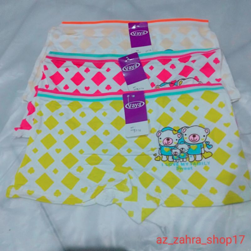 Celana dalam anak perempuan / Celana dalam Boxer cewek bahan cotton