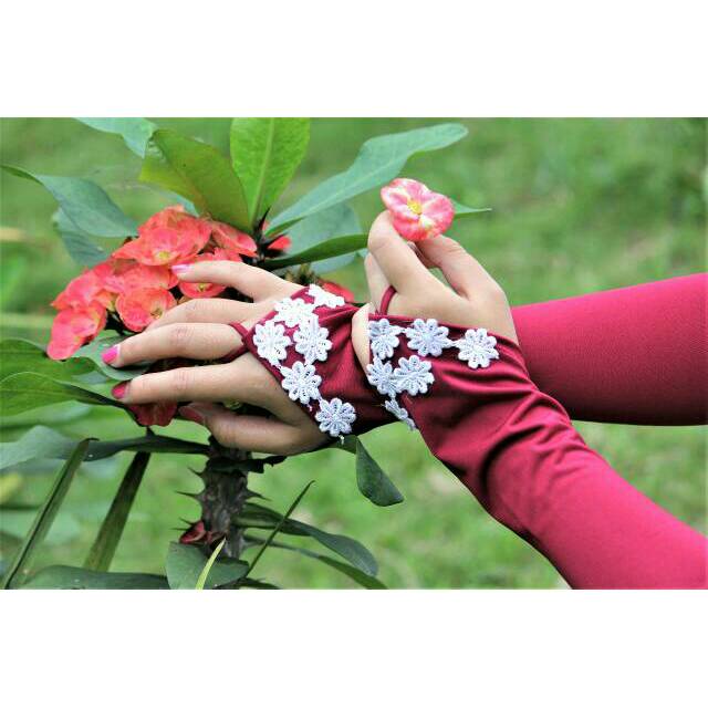 Handsock Cincin Flower Full /Handsock Ring Wanita