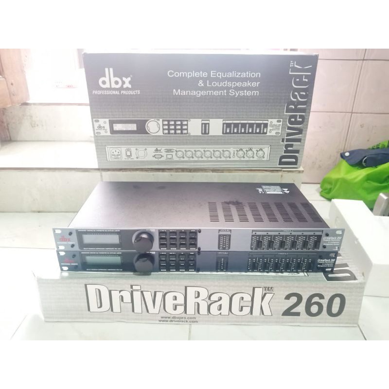 dlms managemnt drive rack dbx 260 (2 in 6 out)