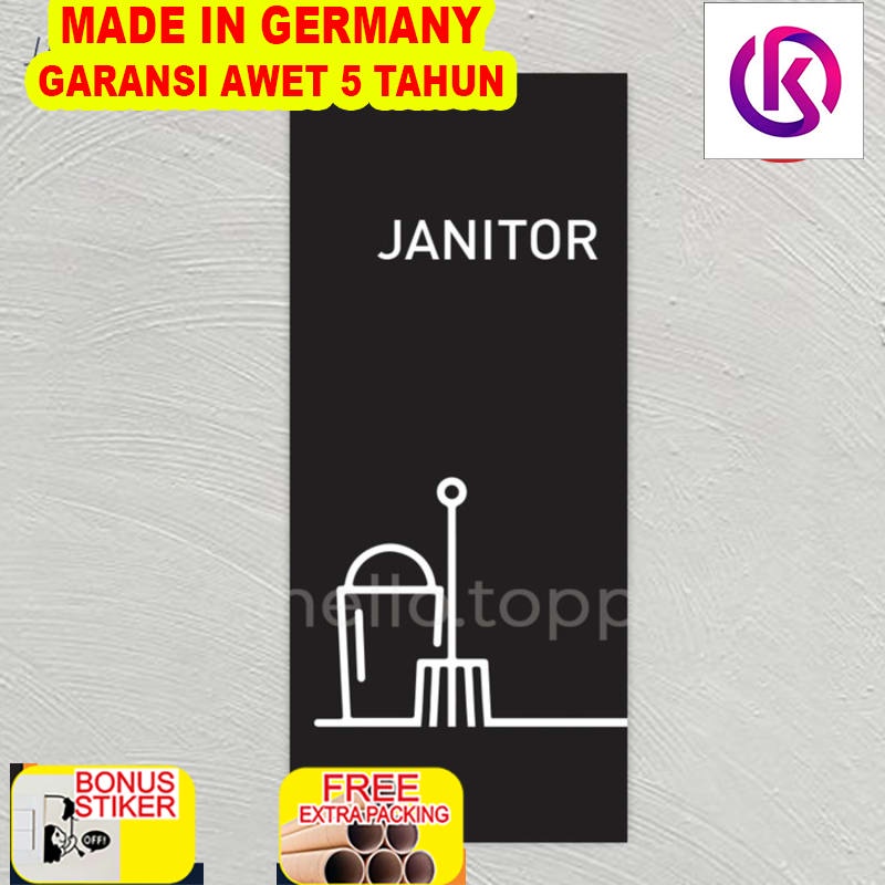 

Grosir Sign Label Akrilik Janitor | Ruang Janitor Acrylic Signage