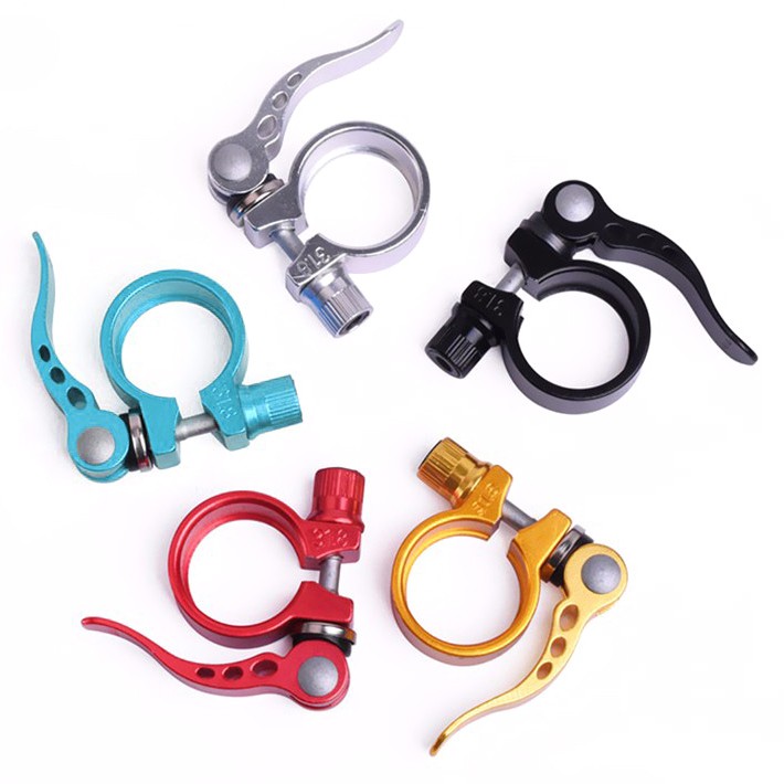 Clamp Penjepit Saddle Jok Sepeda Quick Release 28.6mm Suit for 25.4mm Pipe - Multi-Color