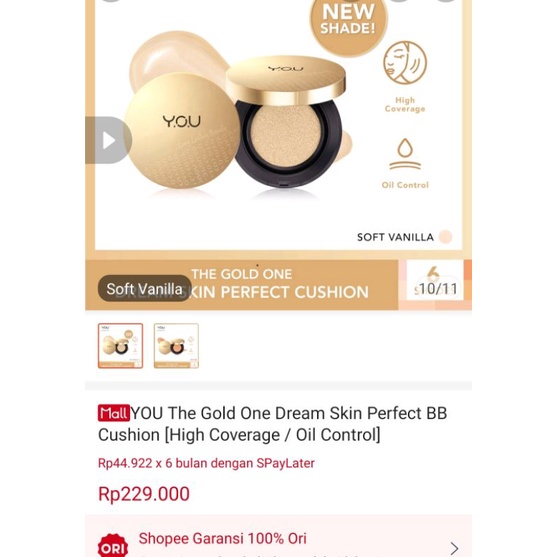 YOU Cushion Shade Soft Vanilla
