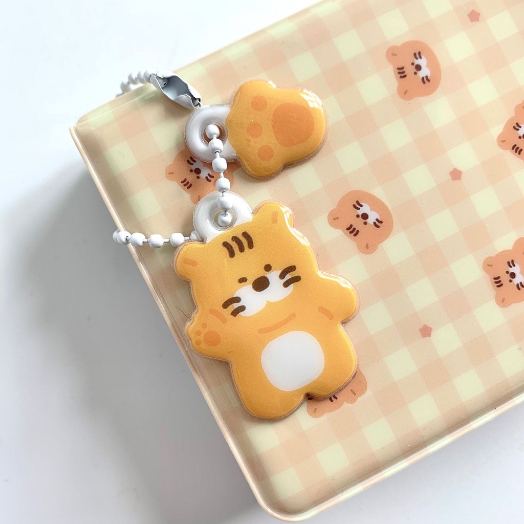 Ablum Foto Mini Lucu 3inch 40kisi Liontin Saku Untuk Koleksi Holder Kartu Gantungan Kunci Kawaii Indah