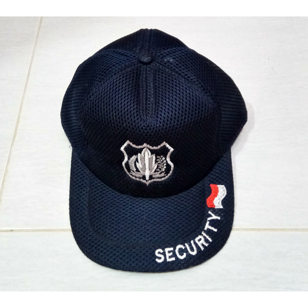 TOPI SECURITY - TOPI SATPAM - WARNA BIRU DONKER
