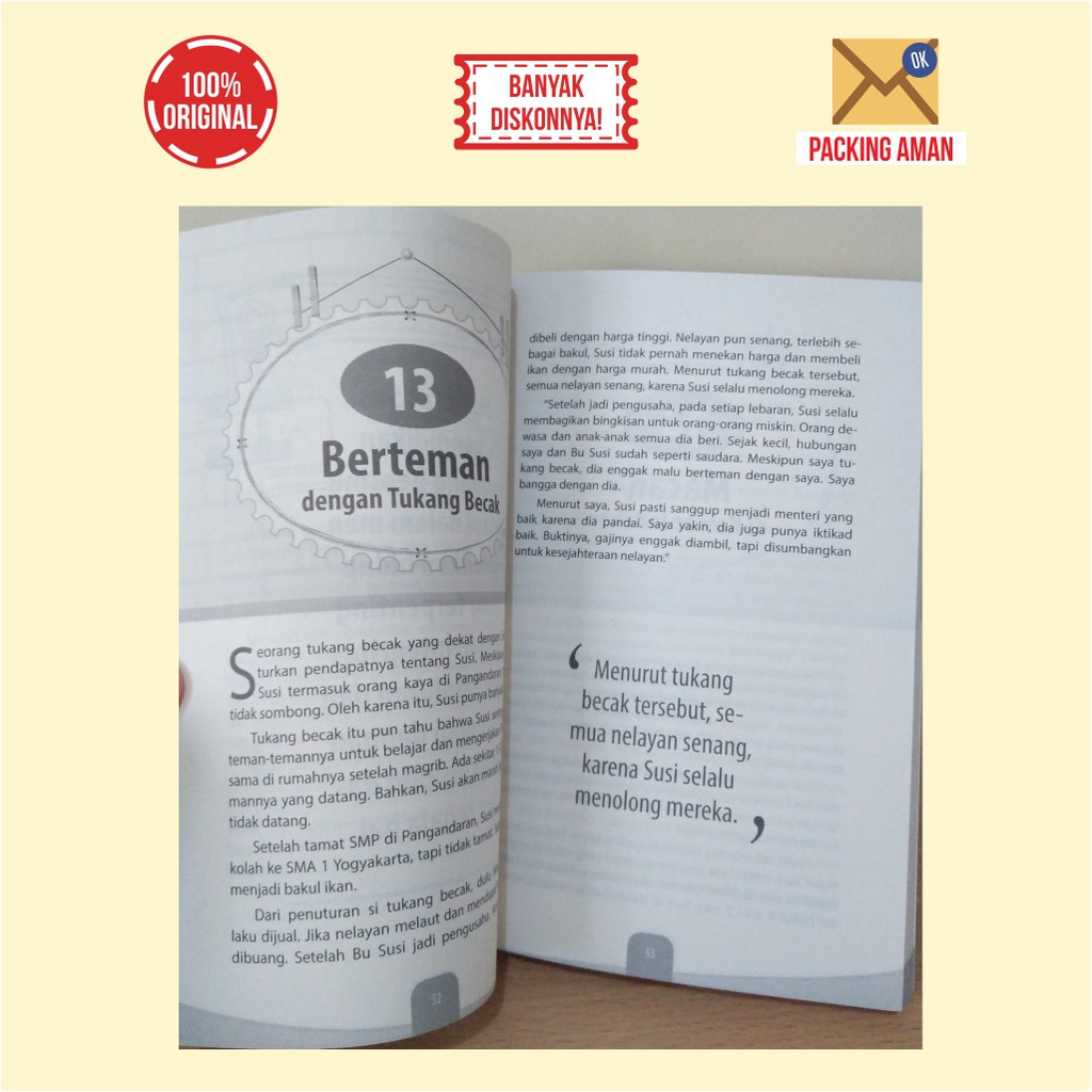 Buku Motivasi Biografi Kisah, Perjuangan, & Inspirasi Susi Pudjiastuti-4