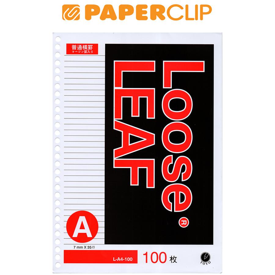 

LOOSE LEAF A4 TOYO L-100 GARIS