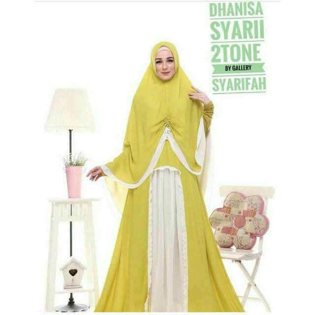 Dhanisa Syari 2tone by galeri syarifah