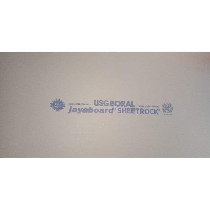 papan gypsum merk Jaya plafon gypsum jayaboard 9mm
