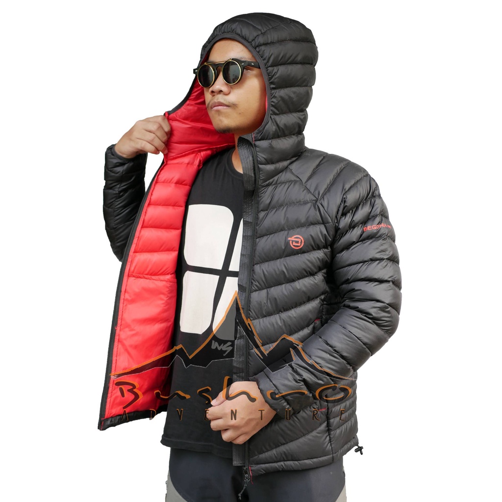 Jaket Gunung Begonia Goose Down Puffy Jacket 850 Fill Power - Jaket Outdoor Bulu Angsa Begonia