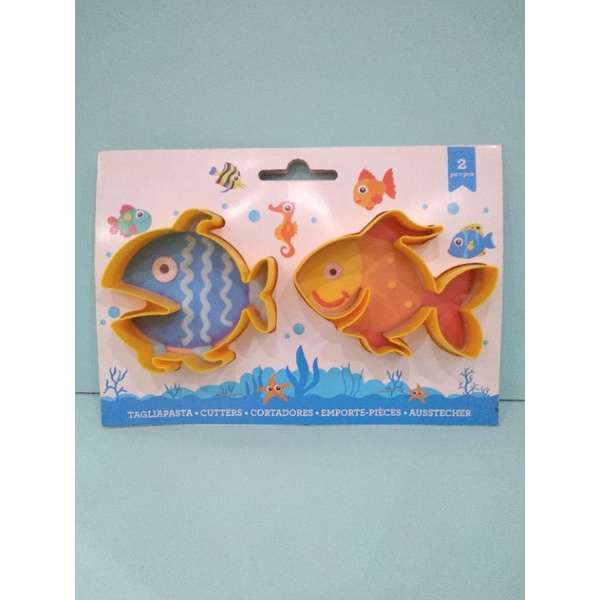 Cetakan Cookies Fish/Cookies Cutters 2 pcs