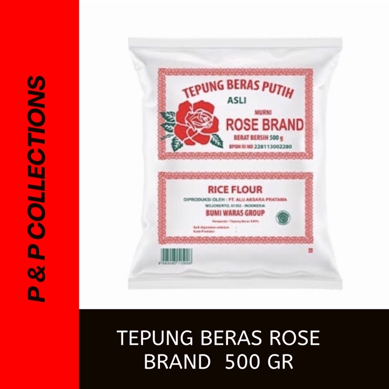 

Tepung beras rose brand 500 gram