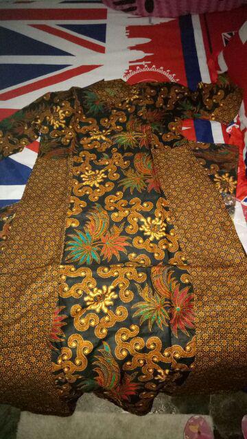 Cp Gamis Davina Batik Gamis Batik Sogan Cantik Modern Terbaru Seragaman Murmer Muslim Syari