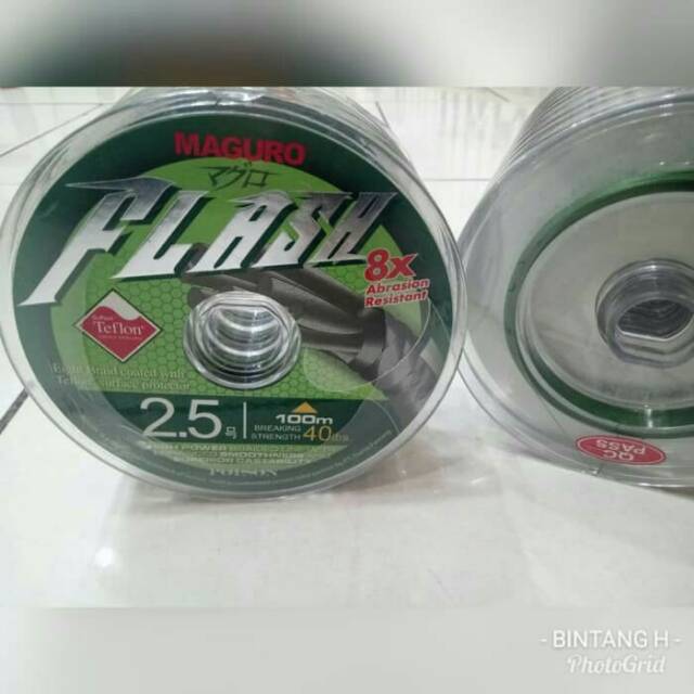 Senar PE Maguro Flash X8 PE 2.5 100 Meter