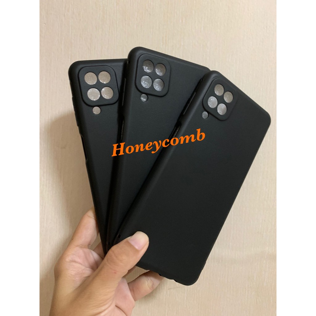 Samsung A12 Soft Case Premium Frosted Macaron Protection Camera