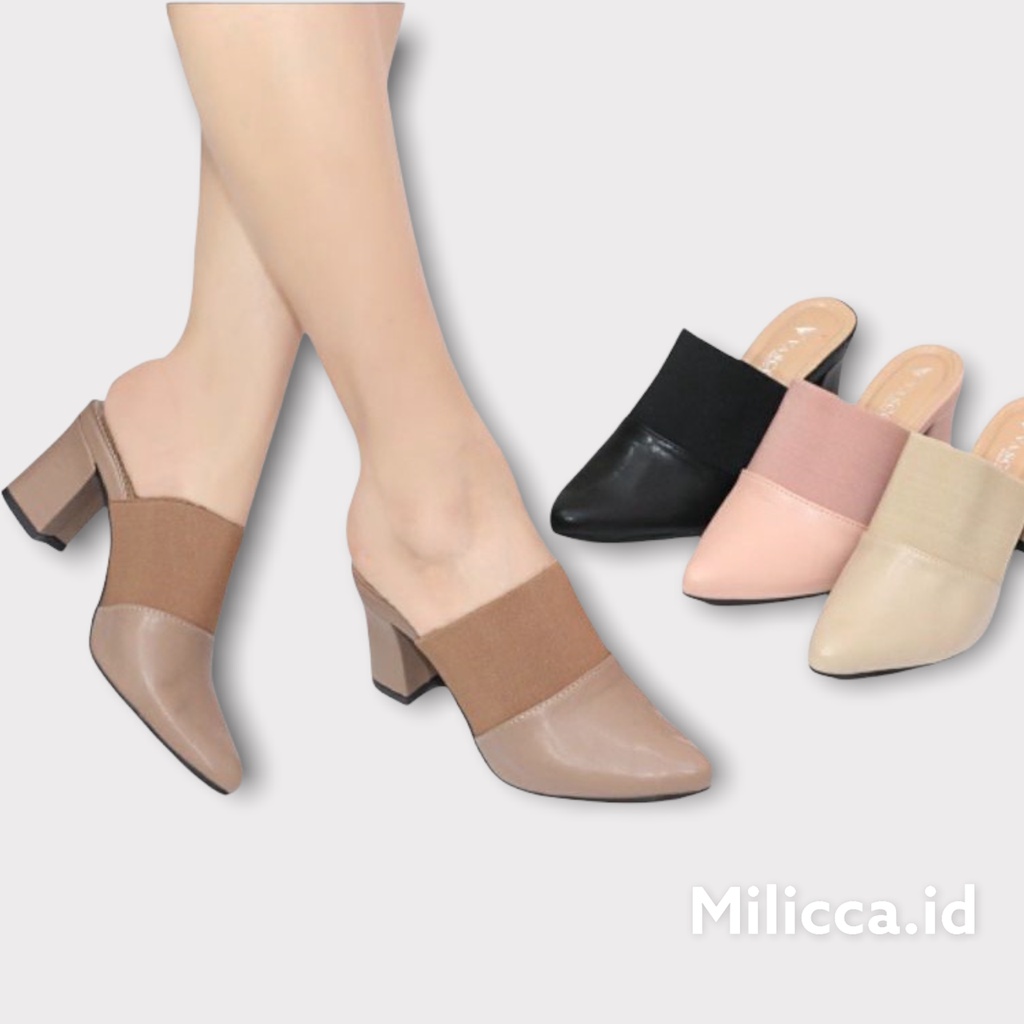 Milicca Heels Hak Tahu Tinggi 7cm Calisa