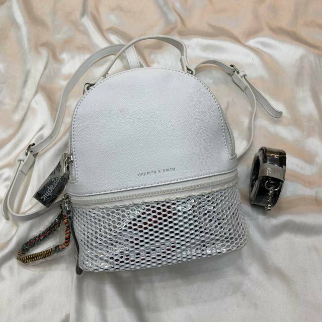 CK BACKPACK HOLOGRAM - WHITE