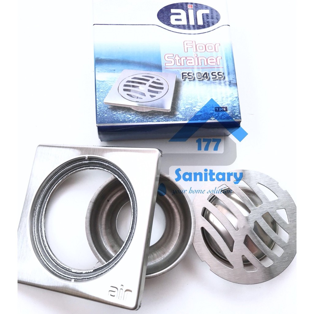 Saringan Got Stainless Murah AIR- Floor Drain Lubang Pembuangan air Kamar Mandi drainer strainer stenlis Sanitary177 /D9