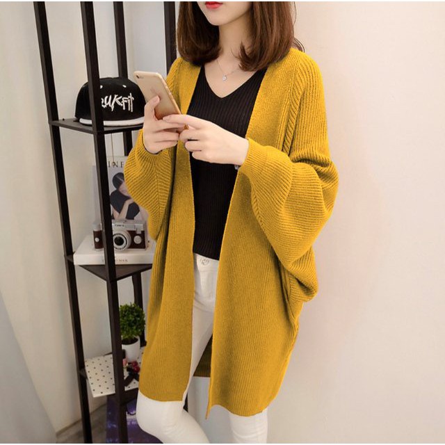 WSE390 - Cardigan Rajut Scarlet Outer Rajut Besar / Cardigan Rajut Jumbo 3XL / Cardigan Wanita / Sweater XXXL PREMIUM QUALITY