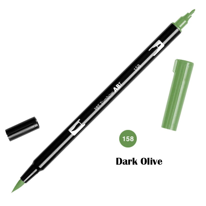 

Gramedia Samarinda - Tombow Dual Brush Pen Dark Olive Abt 158