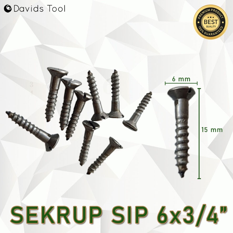 Sip Sekrup Kayu Skrup Screw 5/8 3/4