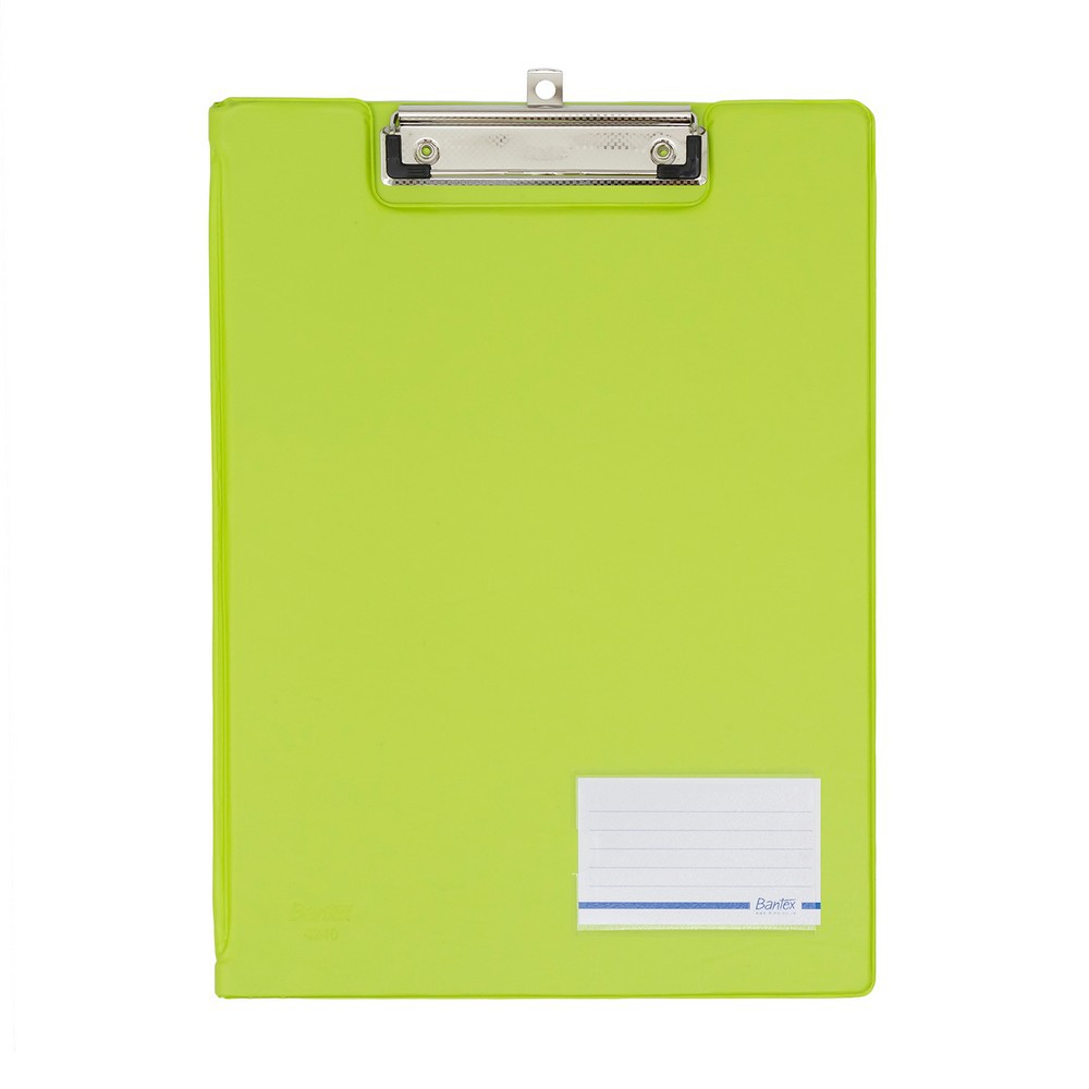 

Bantex Clipboard With Cover A4 Lime 4240 65