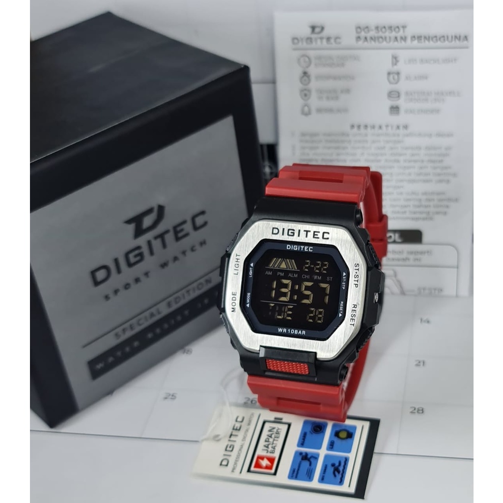 Jam Digitec 5050 DG 5050 original Spesial Edition jam tangan pria Digitec DG 5050