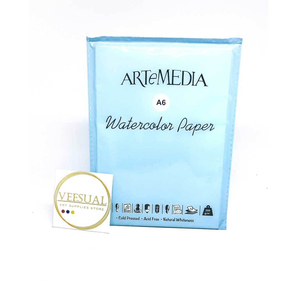 

Watercolor Paper Artemedia A6 - Kertas cat air