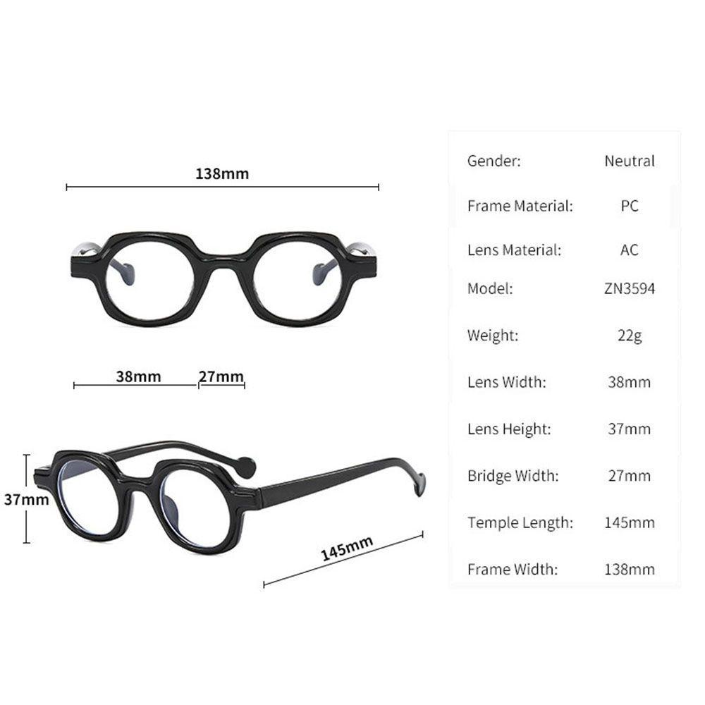 [Elegan] Memblokir Kacamata Fashion Retro Wanita Anti Cahaya Biru Kacamata Komputer Eyeglasses Optical Glasses