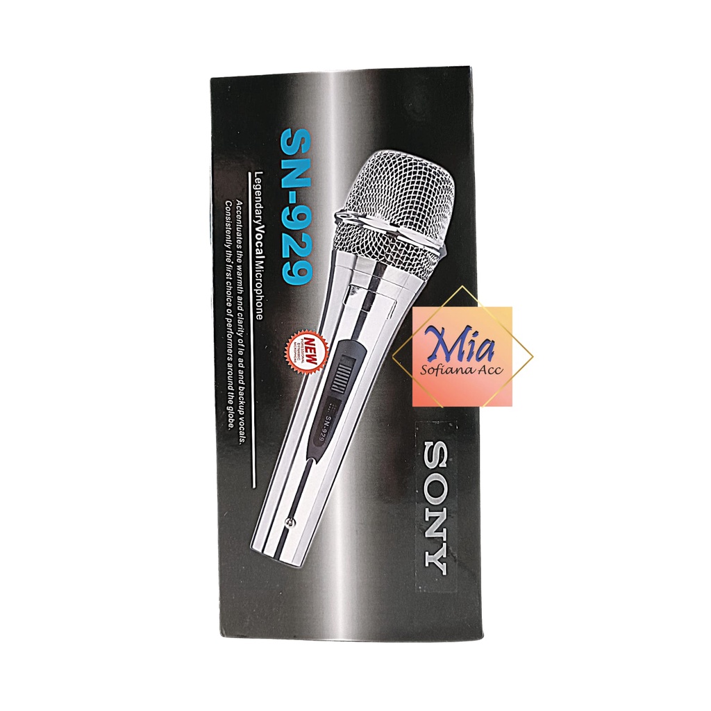 Mik Kabel sony Sn 909 Microphone SONY SN909 SN-909 Mic kabel mikrofon karaoke VOCAL